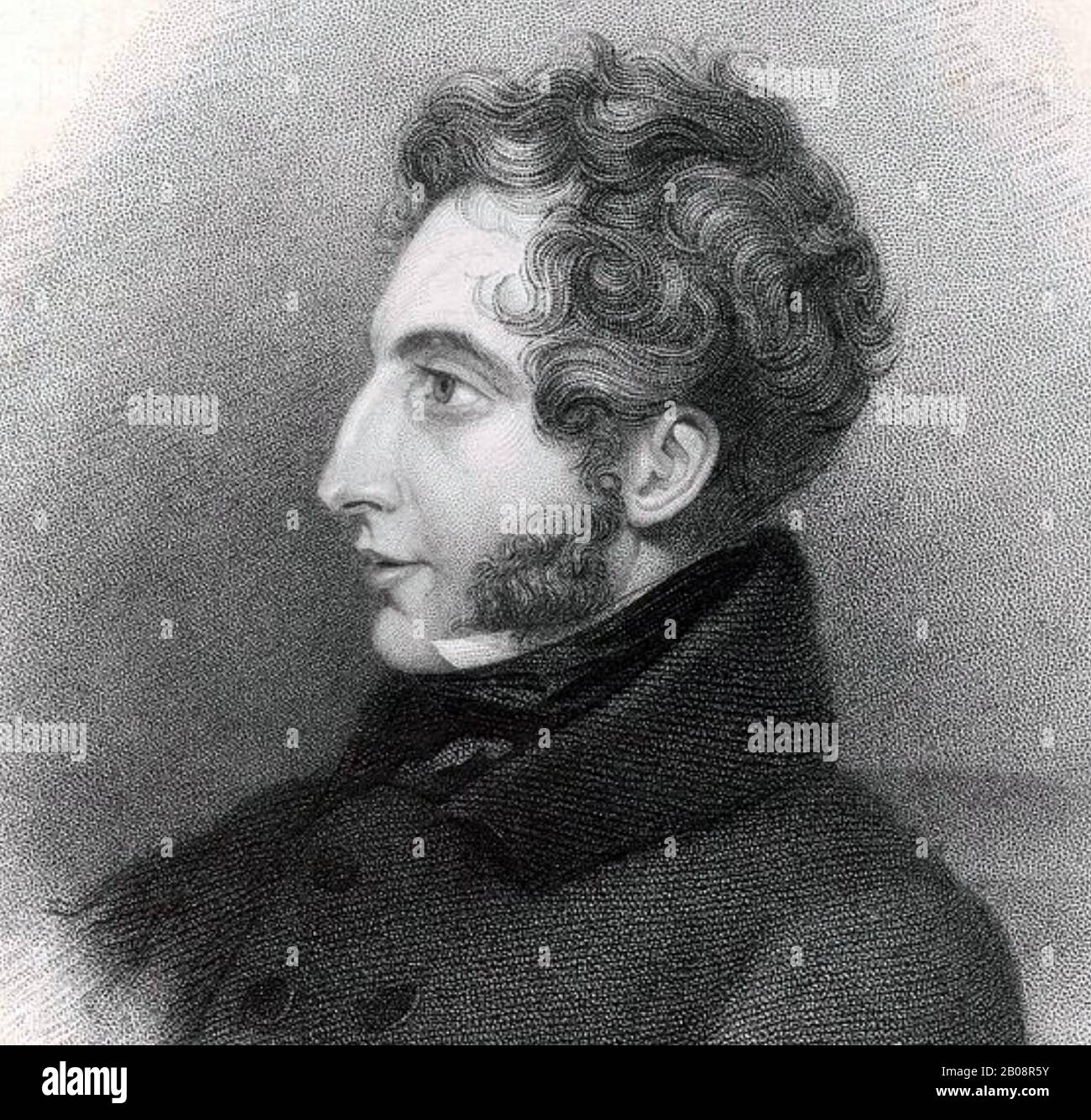 Edward BULWER-LYTTON (1803-1873) scrittore inglese e politico conservatore Foto Stock