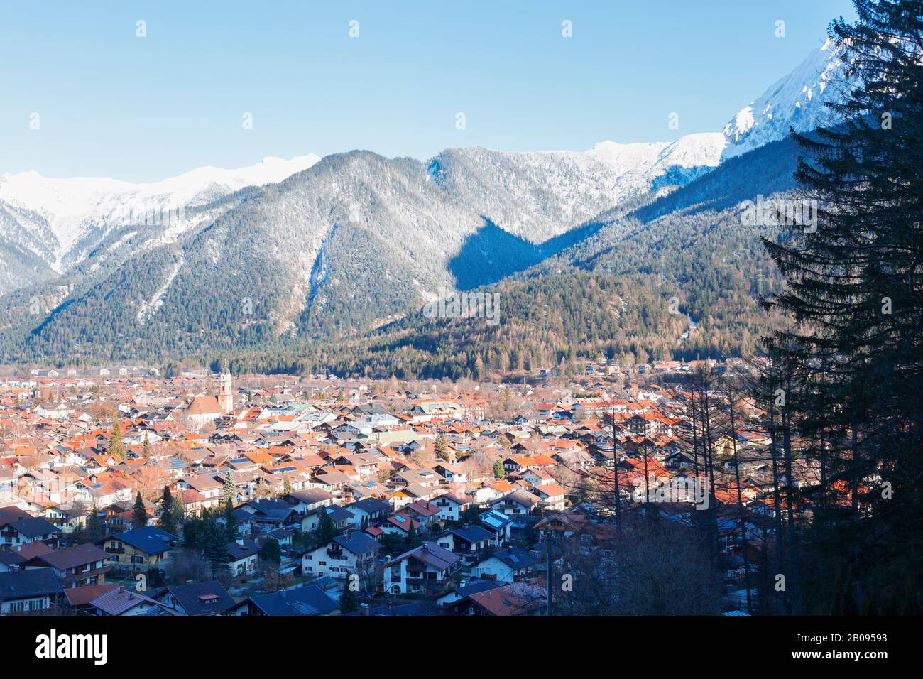 Paesaggio invernale di montagna della natura. Foto Stock