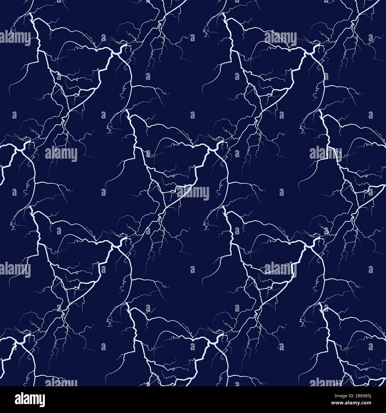 Vettore bianco sfondo senza interruzioni. Illustrazione della carta da parati dal design Lightning Bolt Illustrazione Vettoriale