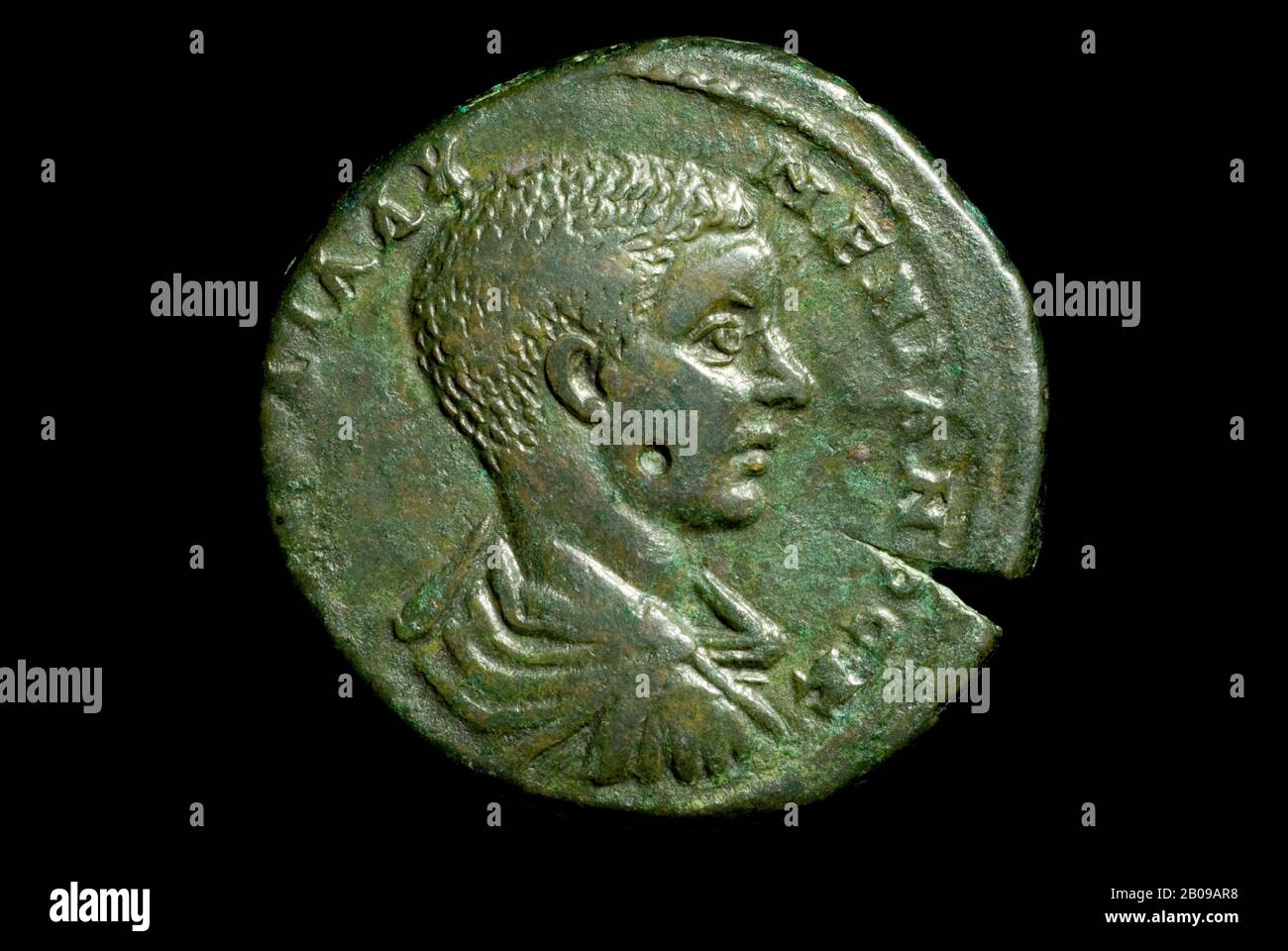 Moneta Provinciale Romana Di Diadumeniano Foto Stock