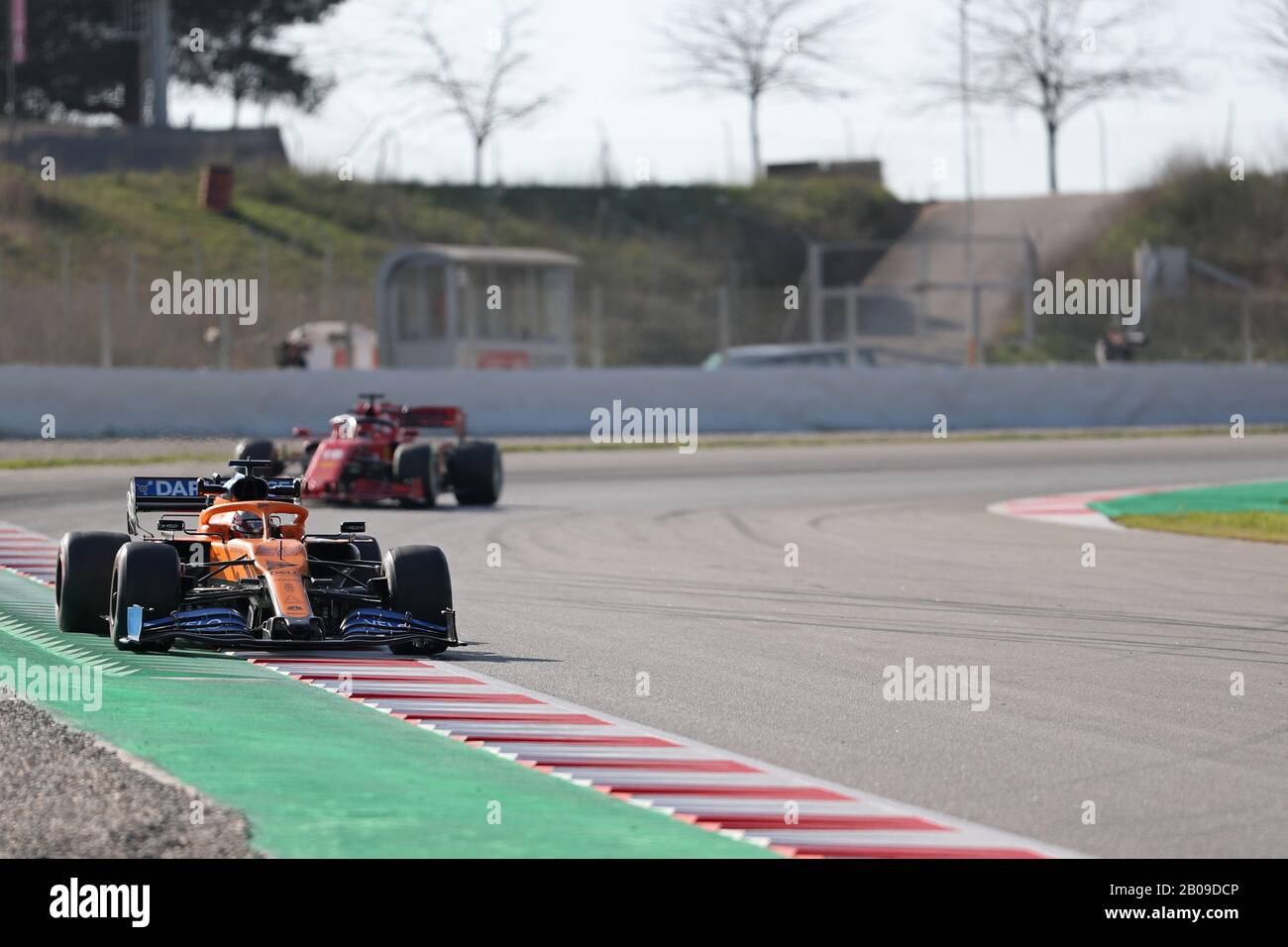 Barcellona, Spagna. 19th Feb, 2020. Circuito De Barcelona Catalunya, Barcellona, Catalogna, Spagna; Formula 1 Pre Season Testing One; Mclaren, Carlos Sainz Credit: Action Plus Sports Images/Alamy Live News Foto Stock