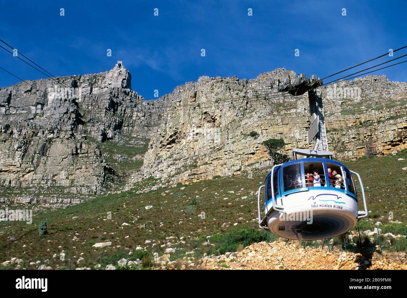 SUD AFRICA, CITTÀ DEL CAPO, TABLE MOUNTAIN, FUNIVIA Foto Stock