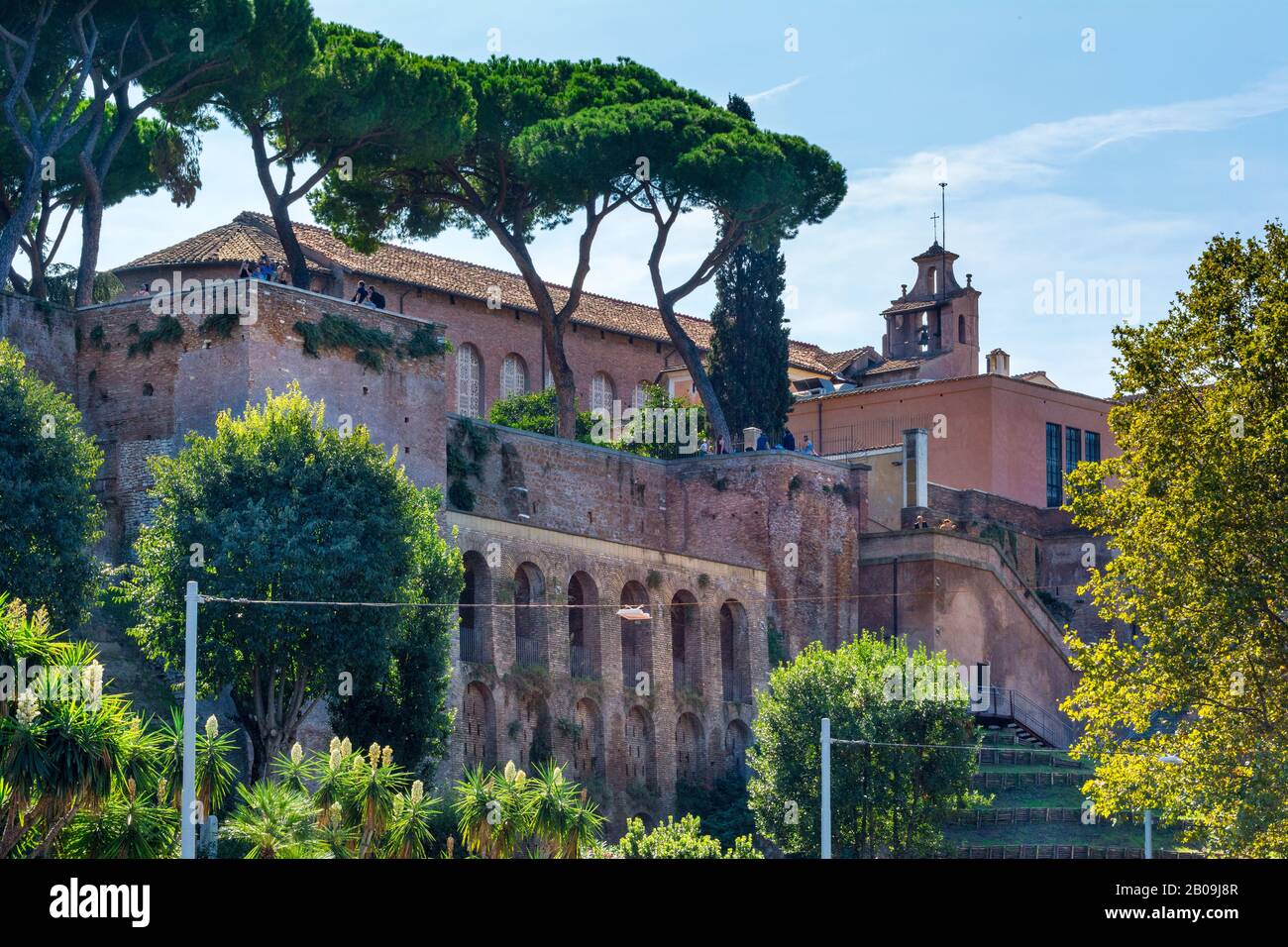 Roma, Italia - 03 ottobre 2018: Vista della Basilica di Santa Sabina all'Aventino a Roma Foto Stock