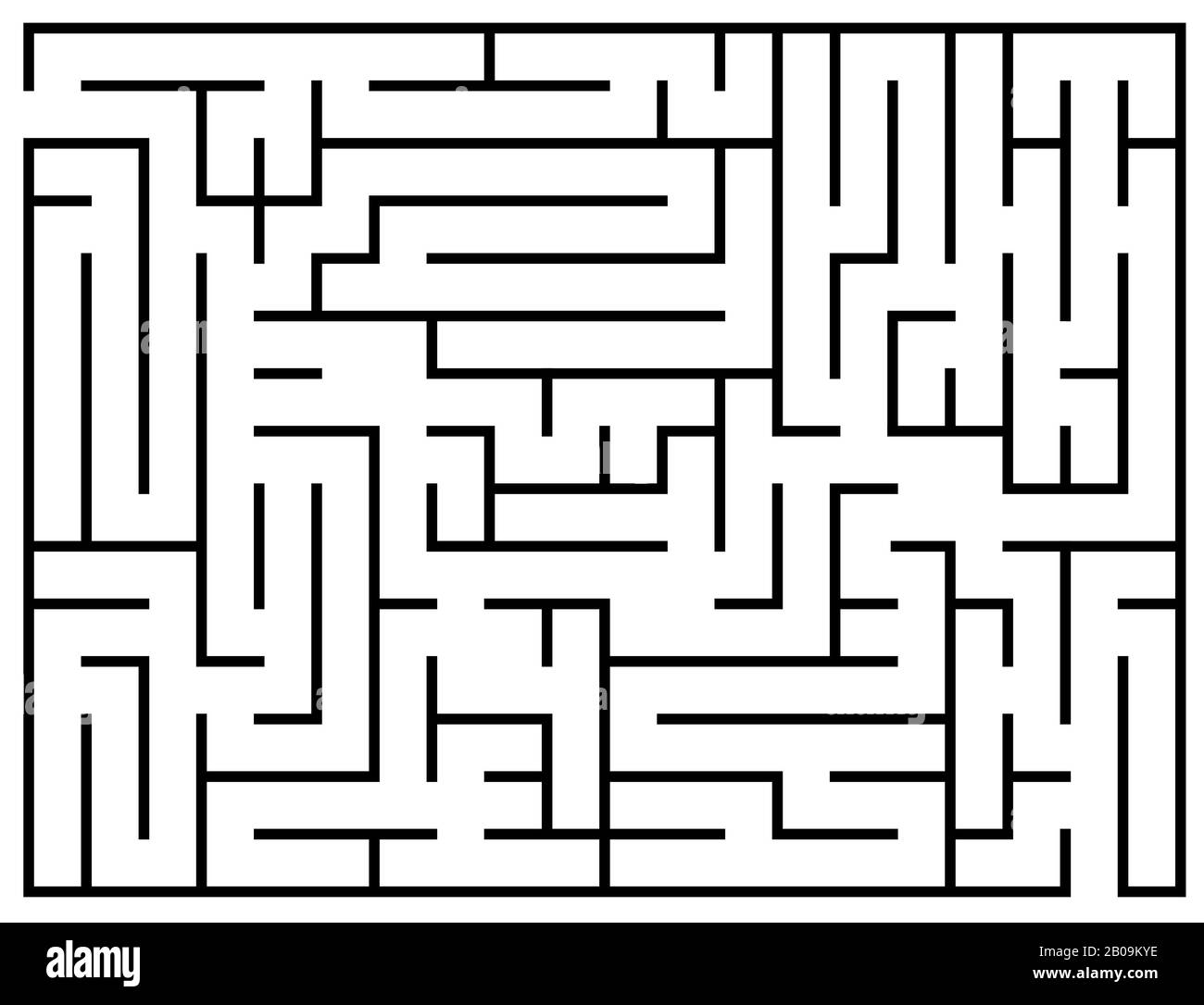 Indovinello per bambini, puzzle labirinto, illustrazione vettoriale labirinto. Labirinto gioco per il cervello, prescolare educativo gioco per lo sviluppo Illustrazione Vettoriale