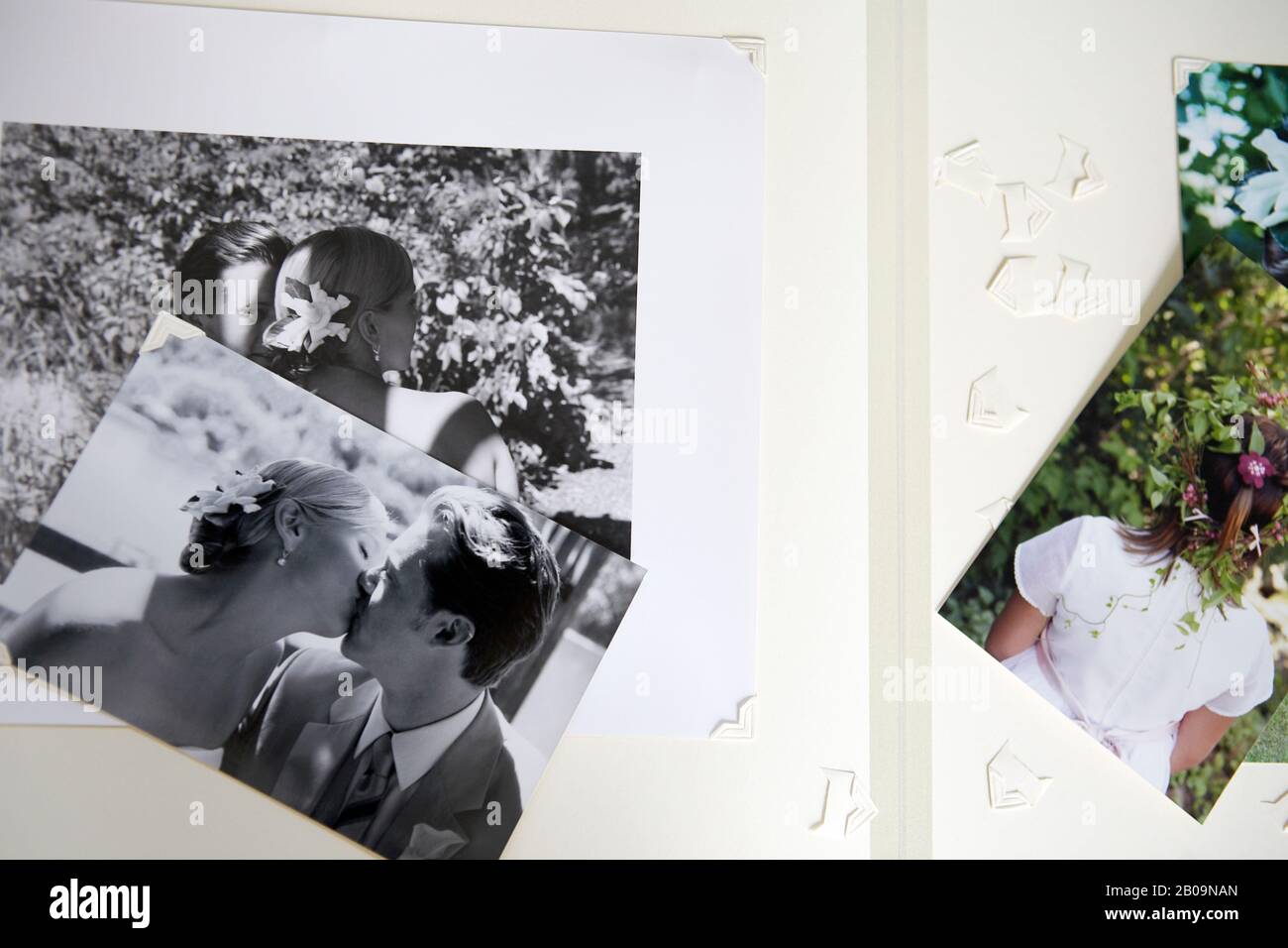 album di nozze Foto Stock