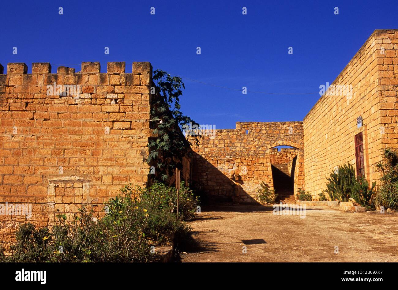 LIBIA, VICINO BENGASI, GASR LIBIA, MUSEO Foto Stock