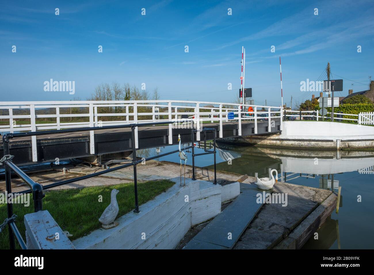 Purton ponte inferiore sul Gloucester e Sharpness nave canale. Foto Stock