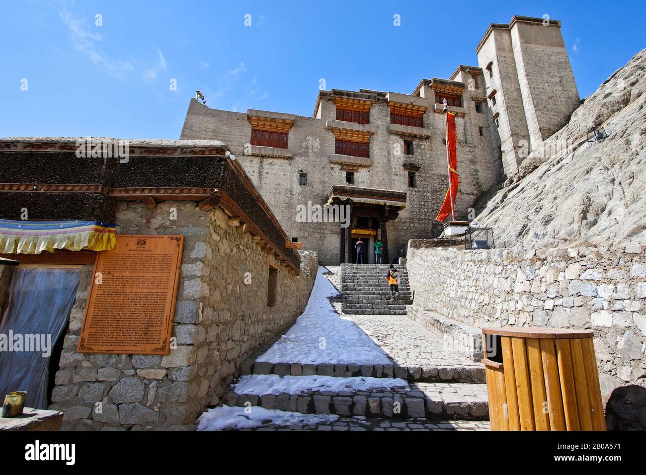 Leh Palace. Leh, Ladakh. Himalaya. India Foto Stock