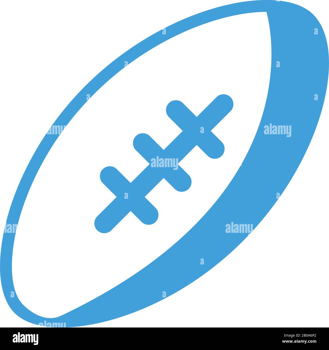 modello vettoriale americano di disegno dell'icona di calcio Illustrazione Vettoriale
