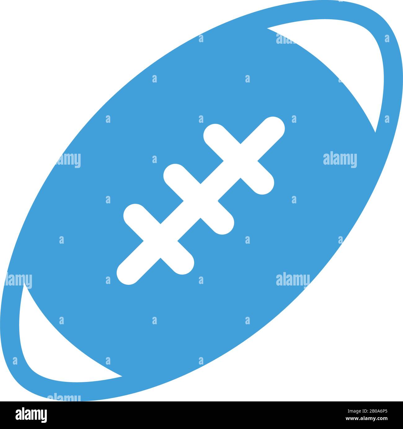 modello vettoriale americano di disegno dell'icona di calcio Illustrazione Vettoriale