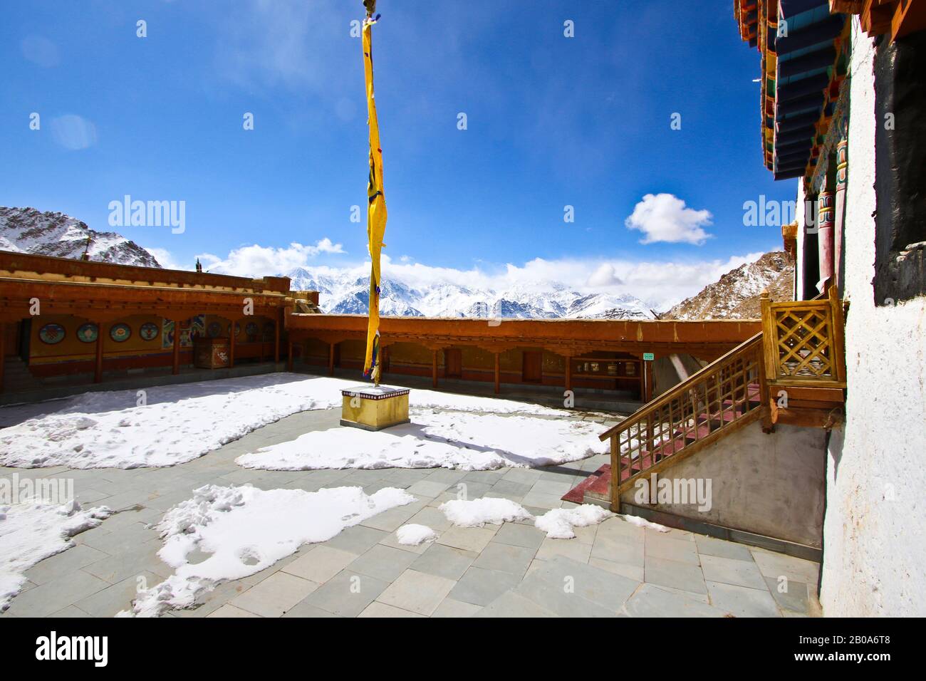 Monastero di Liker o Klukhil in Ladakh. Himalaya. India Foto Stock