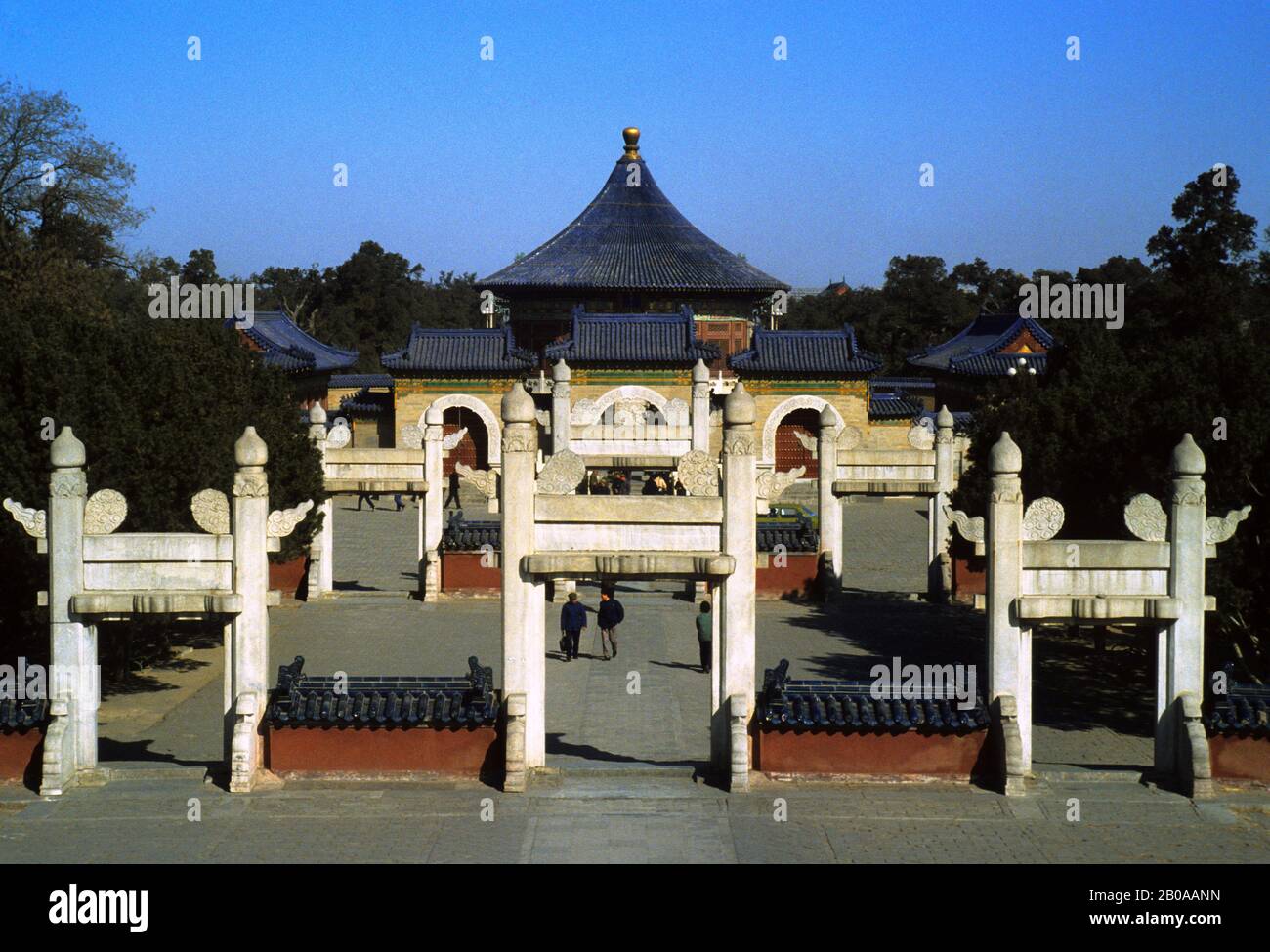 CINA, PECHINO, TEMPIO DEL CIELO, TEMPLE GROUNDS Foto Stock