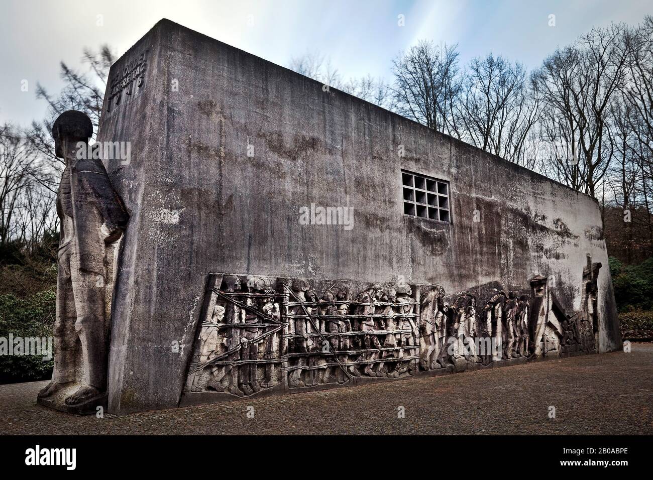 Mahnmal Bittermark, Memorial Place, Germania, Renania Settentrionale-Vestfalia, Ruhr Area, Dortmund Foto Stock