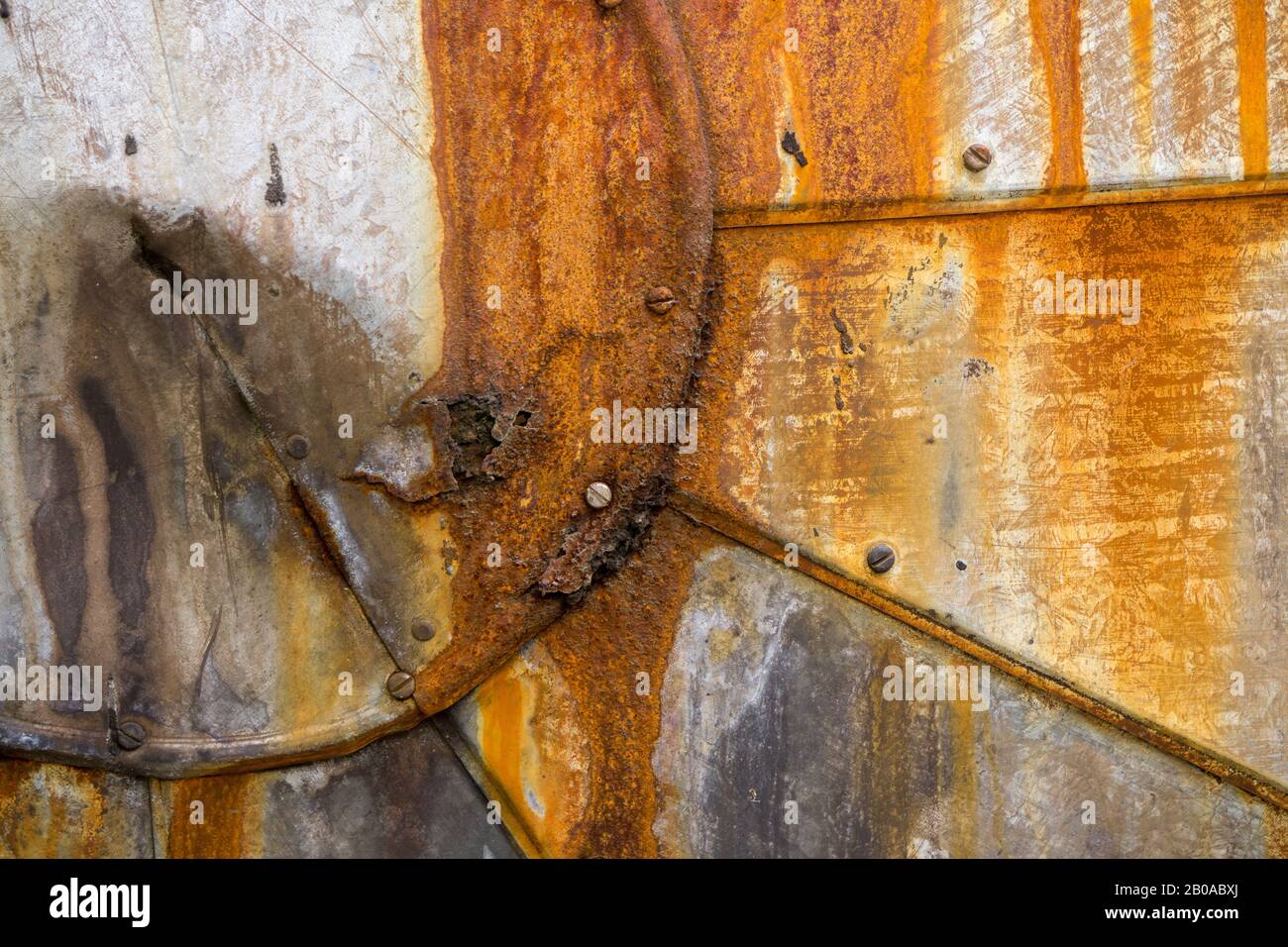 Altiforni a ruggine, Germania Foto Stock