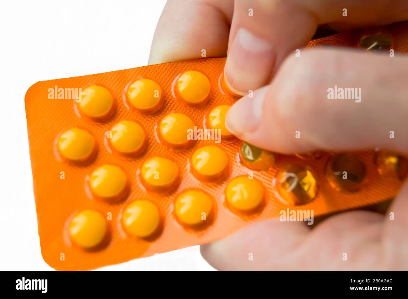 pillole mediche per la malattia Foto Stock