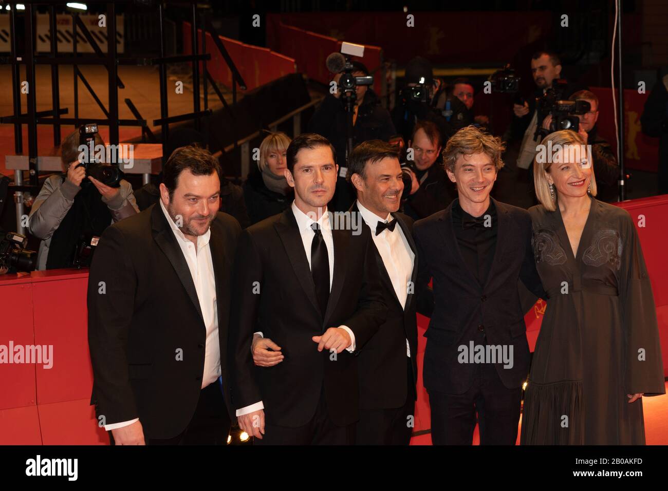 Capet rosso prima di 'Grace a Dieu' da Francois Ozon a Berlinale 2019 Foto Stock