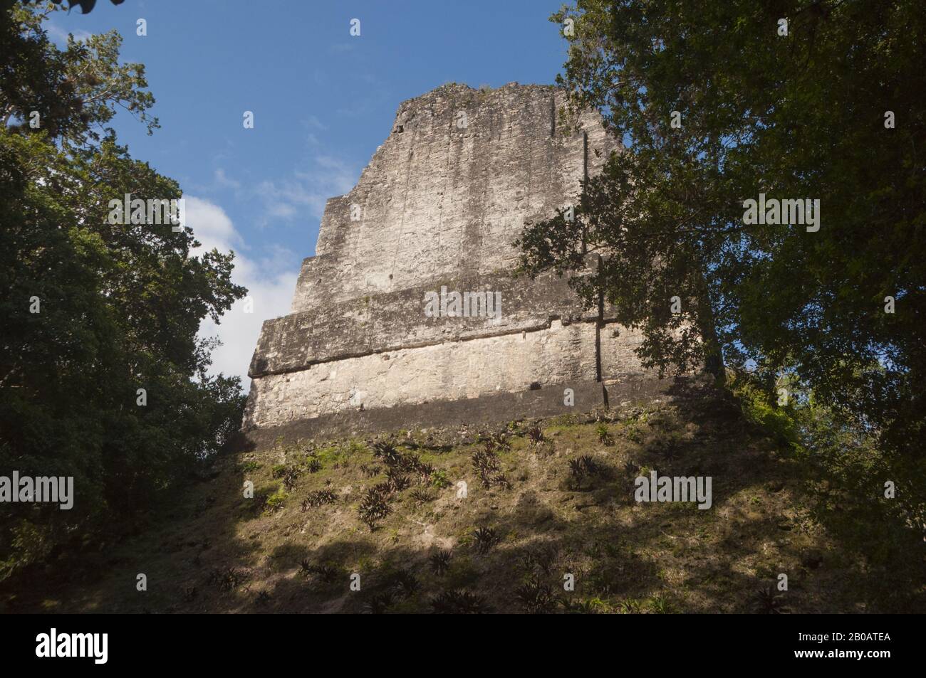 Guatemala, Parco Nazionale di Tikal, Templo VI, Tempio Delle Iscrizioni, 736-766 d.C.; Patrimonio Mondiale dell'UNESCO Foto Stock