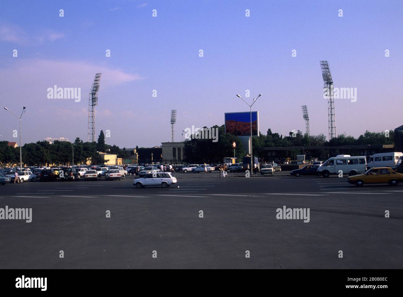 AZERBAIGIAN, BAKU, SCENA DI STRADA Foto Stock