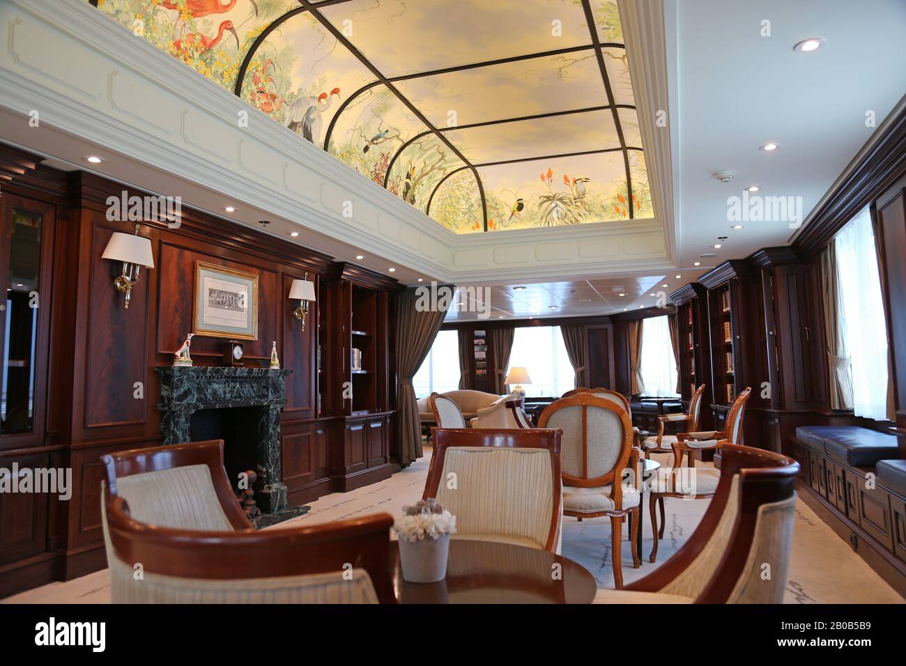 Sala Disegno, Nave Da Crociera Azamara Quest, Sudafrica, Africa Foto Stock