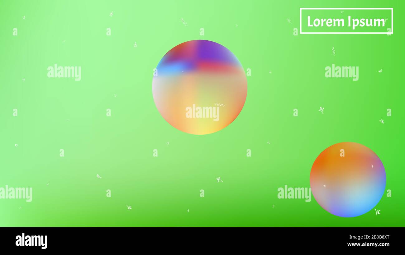 Pura fantasia spaziale. Trama di sfondo, freddo. Divertente illustrazione colorifica idea. Calce colorata. Un'illustrazione dello sfondo a tema spaziale. Uniforme colorata Illustrazione Vettoriale