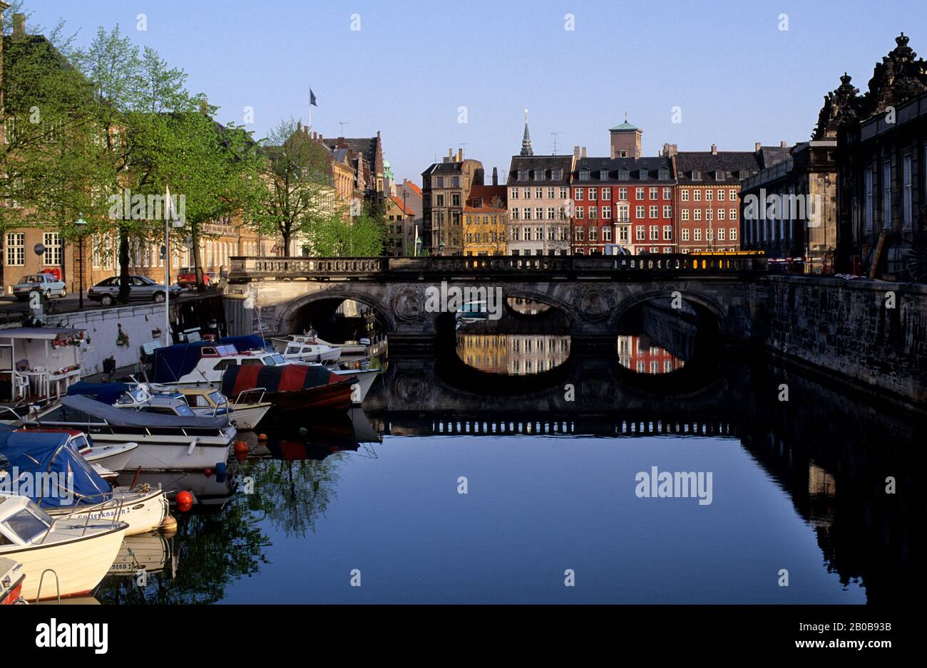DANIMARCA, COPENHAGEN, CENTRO STORICO, CANAL Foto Stock