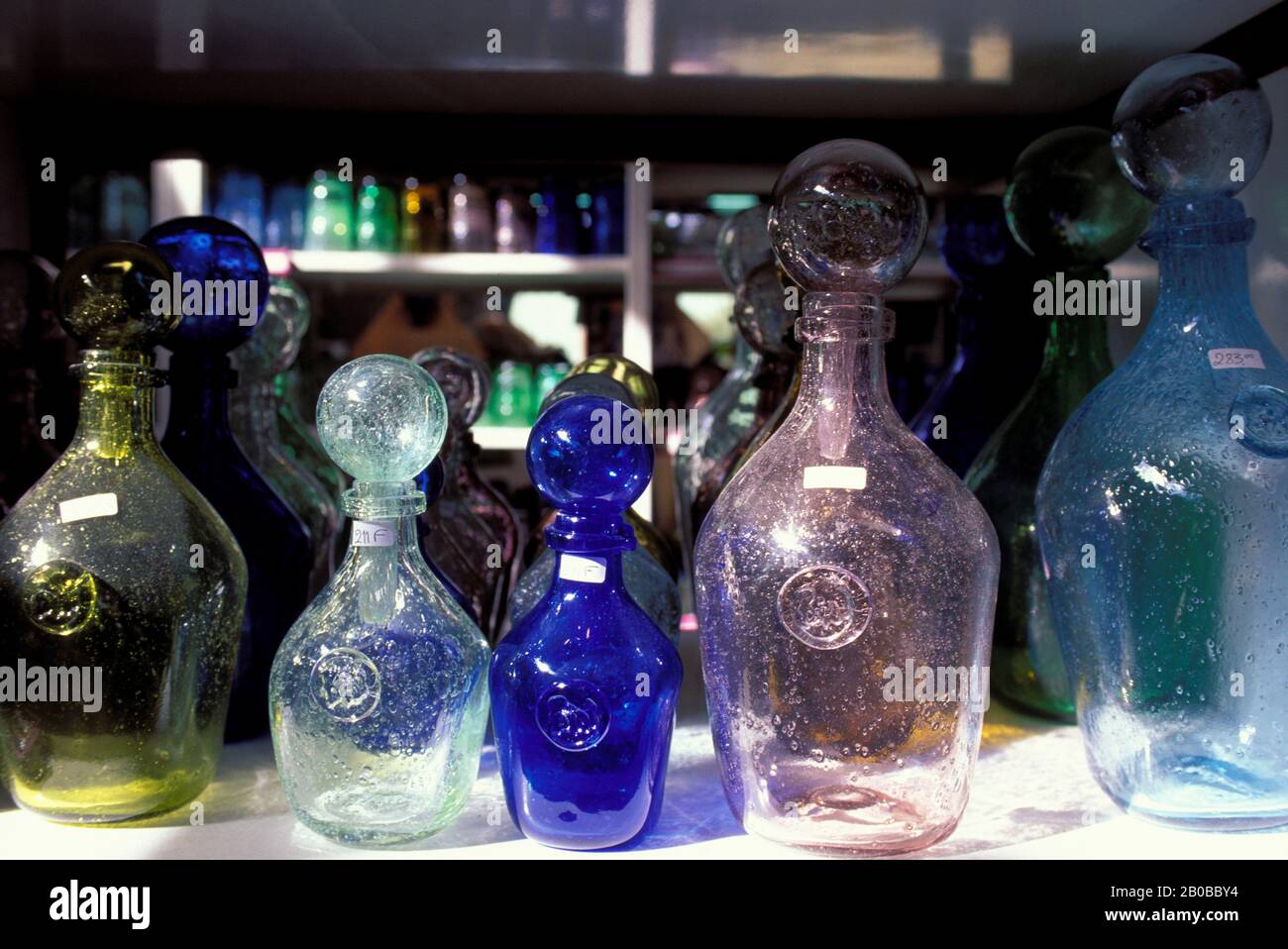 FRANCIA, COSTA AZZURRA, COSTA AZZURRA, VICINO NIZZA, BIOT, VETRERIA, VETRERIA Foto Stock