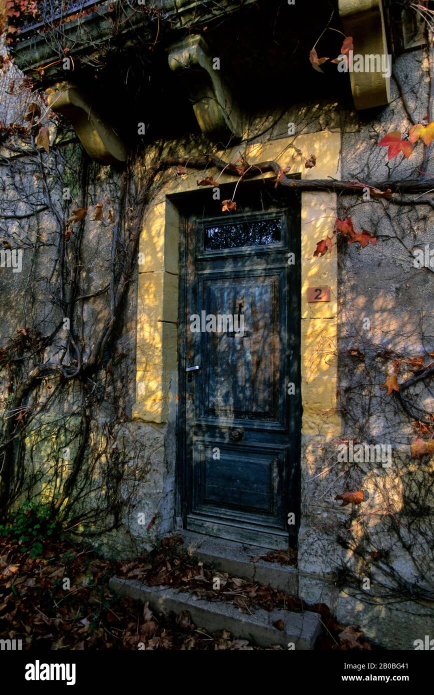 FRANCIA, DORDOGNE ZONA, CRO MAGNON RIPARO, PORTA Foto Stock