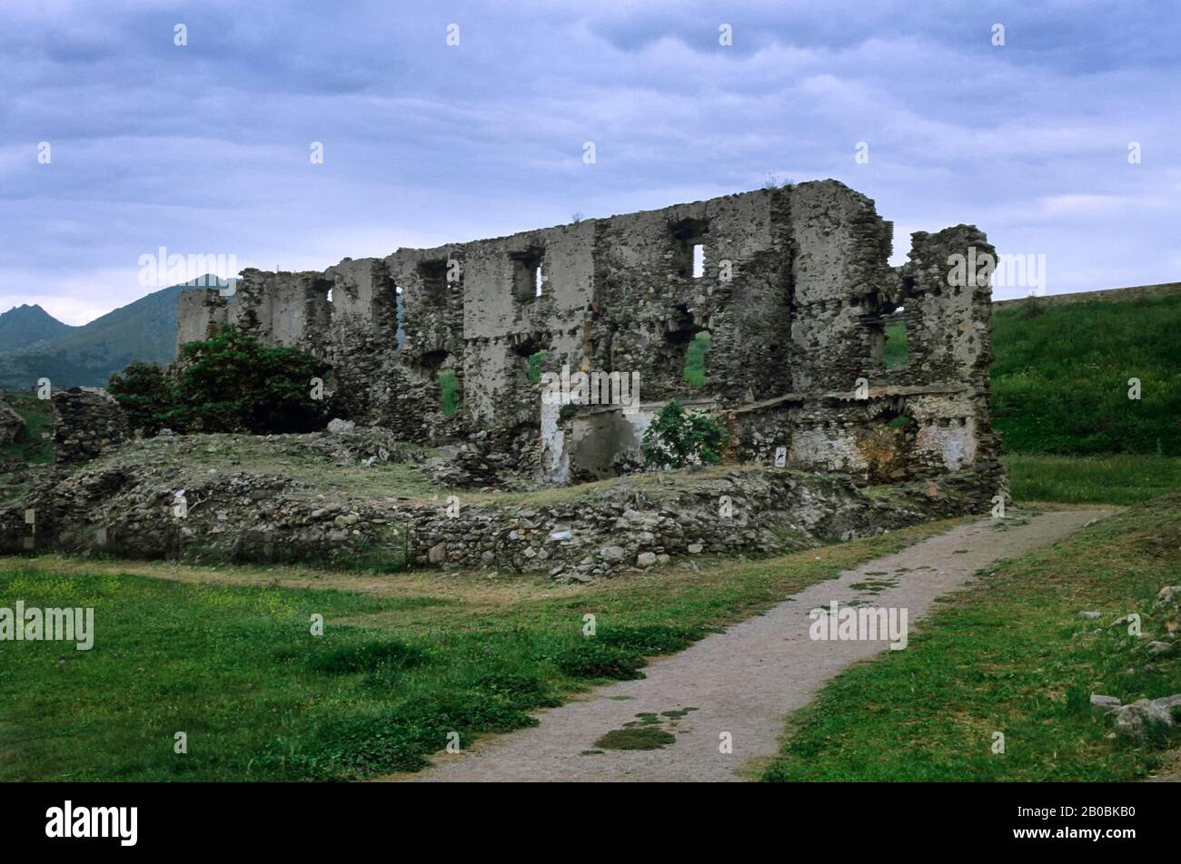 SPAGNA, ROSES, CITIDEL, RESTI ARCHEOLOGICI Foto Stock