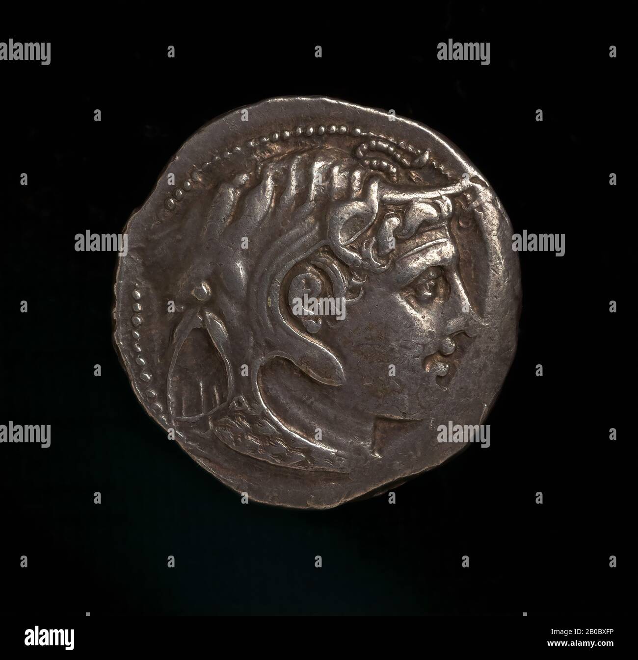 Artista sconosciuto, Tetradrachm d'Egitto, 323 BC-285 BC, argento Foto Stock