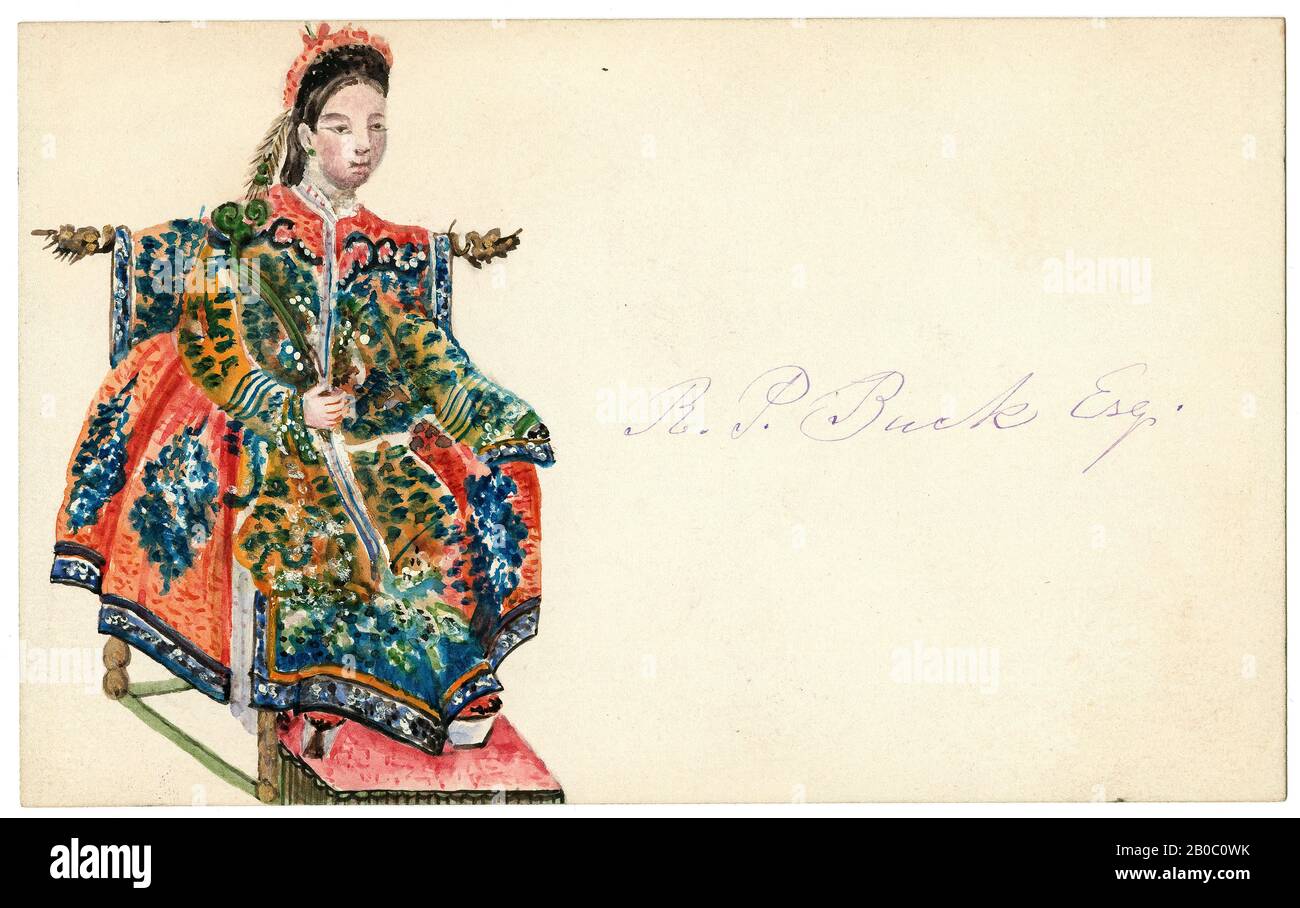 Henrietta Benson Homer, personaggio Seduto in costume orientale, n.d., acquerello su carta, 2 15/16 in. X 4 3/4 in. (7,46 cm x 12,07 cm Foto Stock