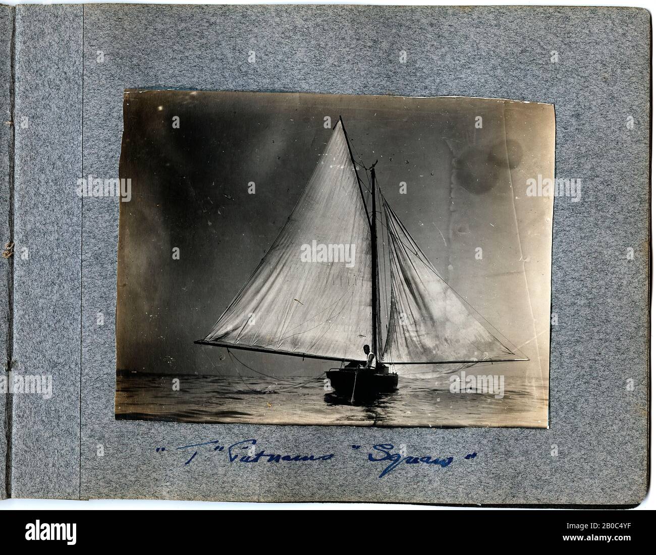 Artista sconosciuto, album fotografico 'Homer II', ''T' Putnam's 'quaw', n.d., fotografia, 5 7/16 in. X 7 in. X 1/4 in. (13,81 cm x 17,78 cm x 0,64 cm Foto Stock