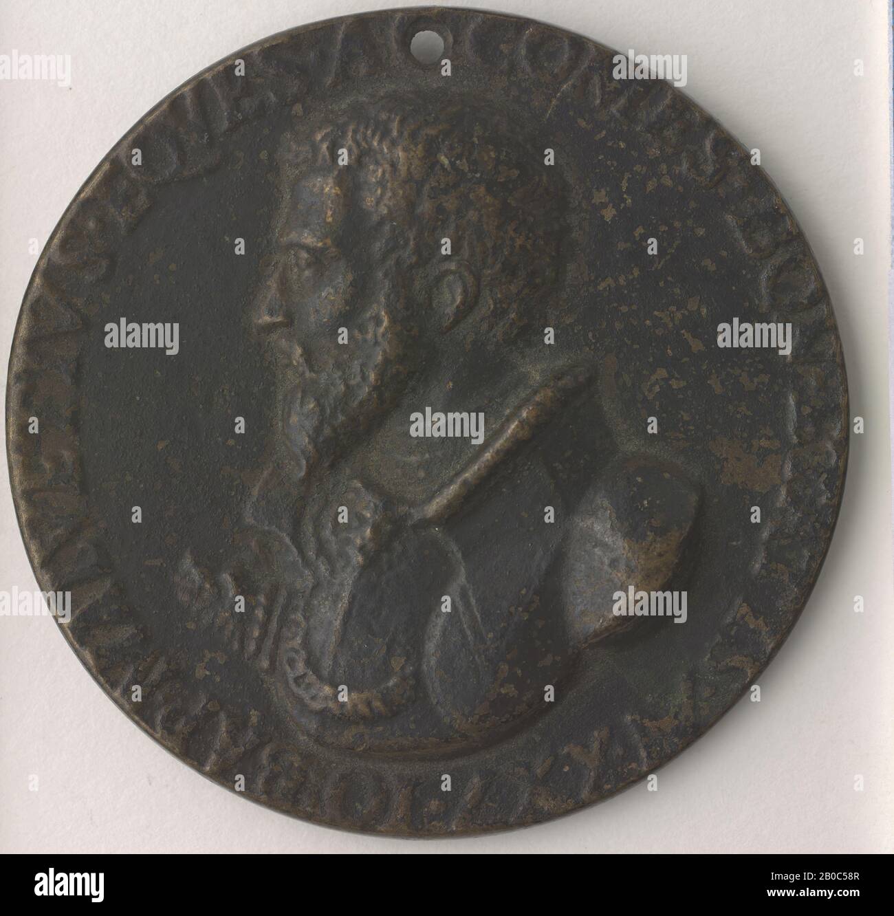 Artista sconosciuto, Gian Battista Malvezzi, n.d., bronzo, 2 1/4 in. (5,7 cm.) Foto Stock