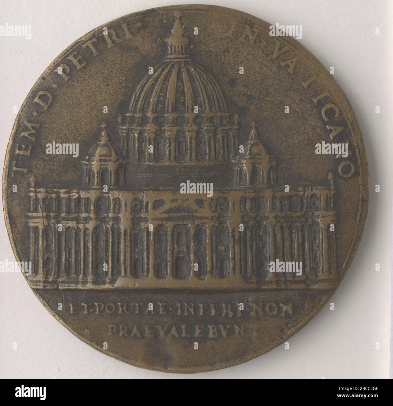 Paolo Sanquirico, Paul V, 1608, bronzo, 2 1/4 poll. (5,7 cm.) Foto Stock