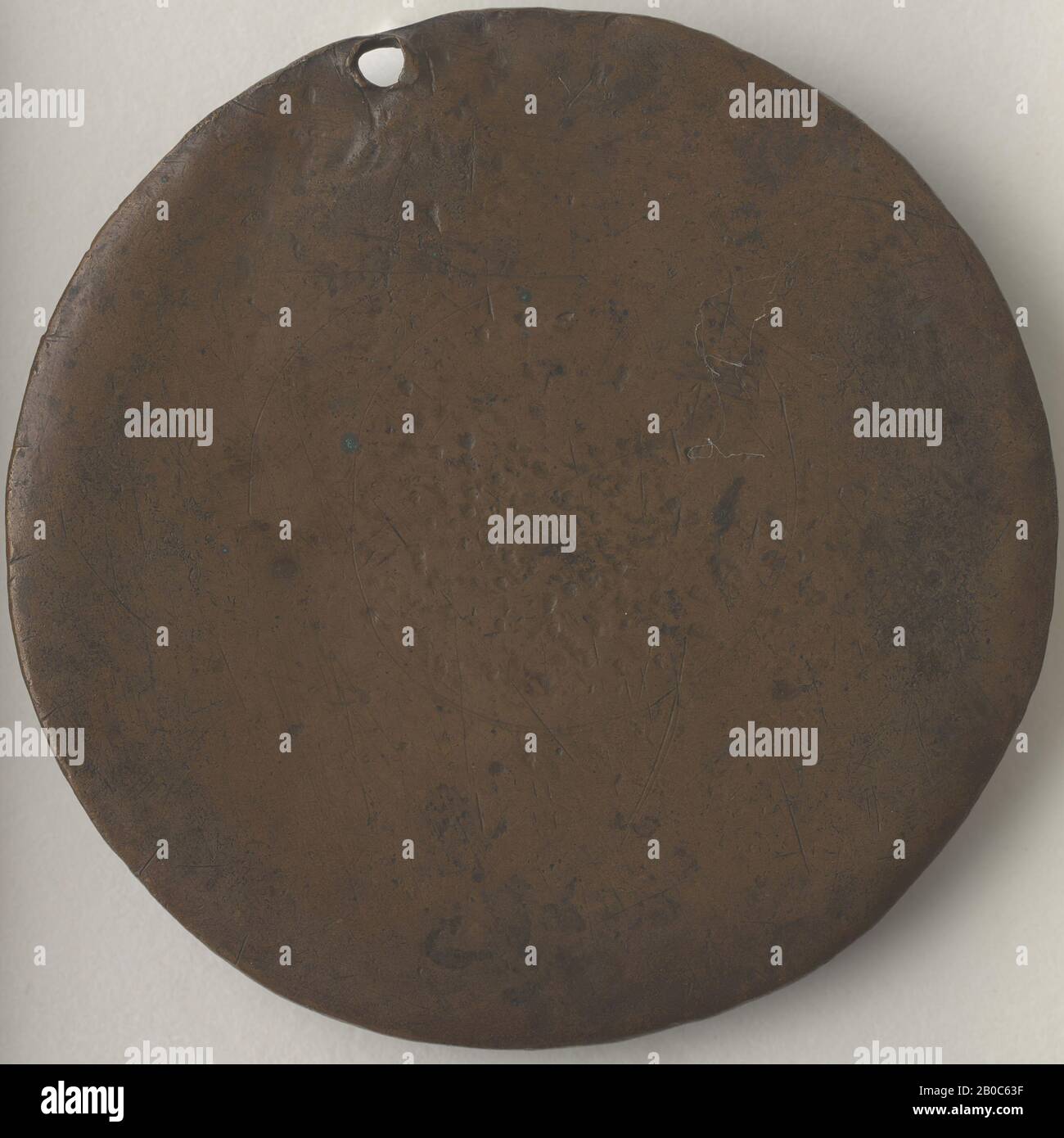 Artista sconosciuto, religione, 1721, bronzo, 2 9/16 in. (6,5 cm.) Foto Stock