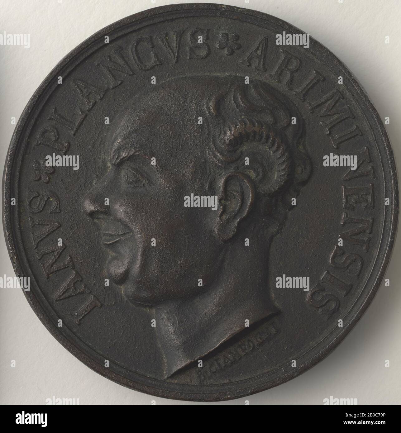 B. Ciantogni, Gian Paolo Simone Bianchi, n.d., bronzo, 3 1/4 in. (8,2 cm.) Foto Stock