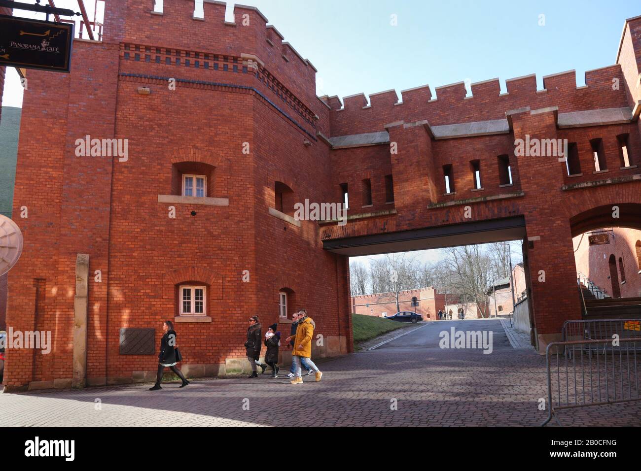 Cracovia. Cracovia. Polonia. L'ex forte austro-ungarico numero 2 'Kosciuszko' a st. Collina di Bronislawa. Foto Stock