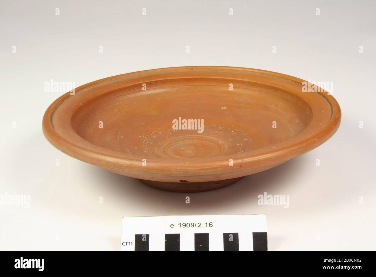 Piatto di terra sigillata., piatto, terracotta, terra sigillata, h: 5,6 cm, diam: 24,2 cm, romano, olandese, Gelderland, Nijmegen, Nijmegen Foto Stock