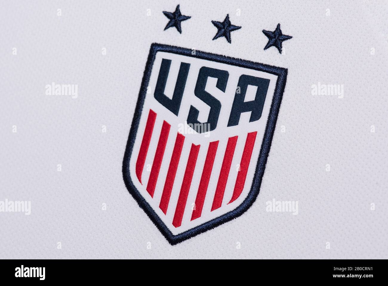 Primo piano di USMNT Nike Home Kit 2020 Foto Stock