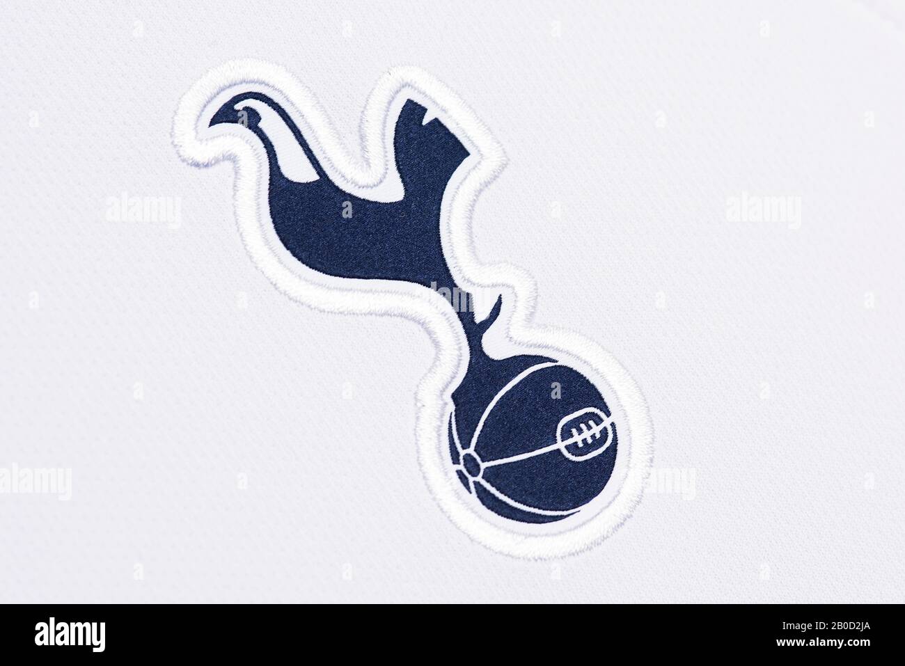 Primo Piano Di Tottenham Hotspur Nike Home Kit 2019/20. Foto Stock