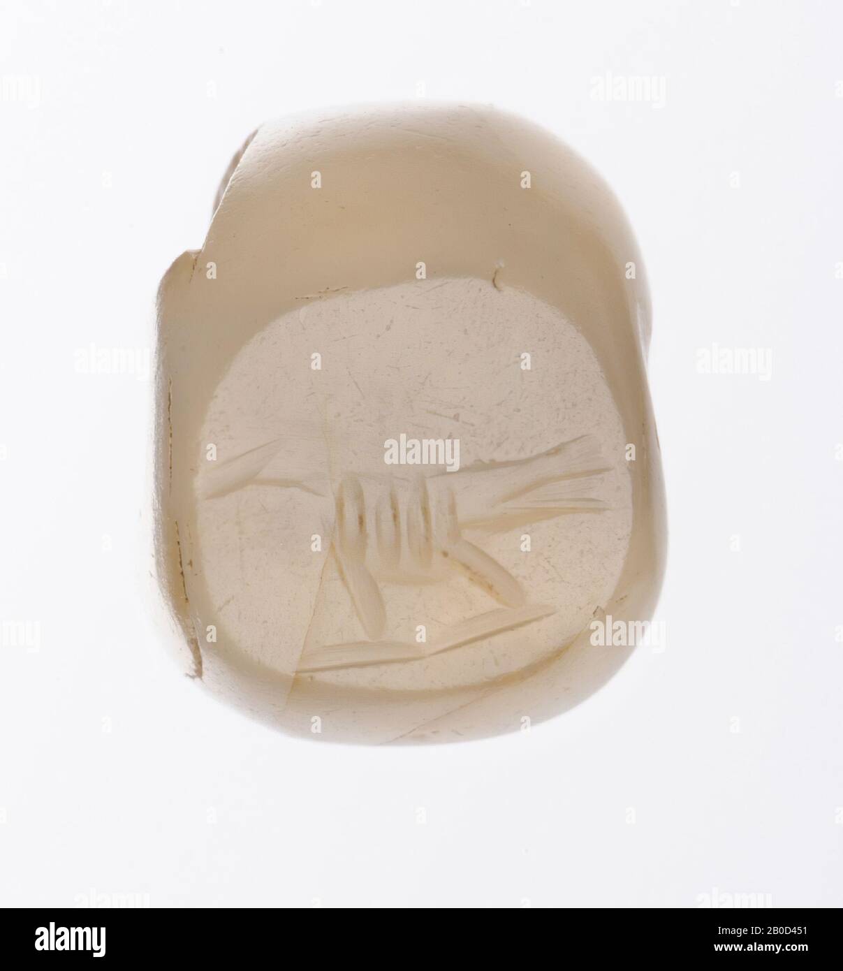 Uccello a destra, francobollo, calcedonio, colore :, Forma: Ellissoide, Lavorazione:, Metodo:, 12,8 x 14,5 x 12 mm Foto Stock