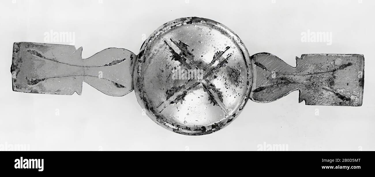 falera (appendice), metallo, l. 10,7 Cm, Romano, Olandese, Gelderland, Renkum, Doorwerth, Reno Foto Stock