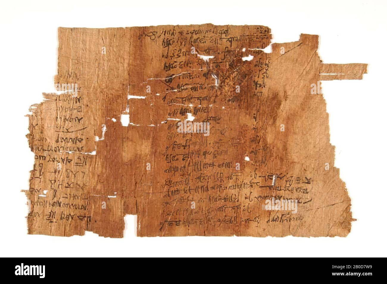 Fattura, tonnellaggio, frammento, Vecchio numero: P. Barns?, A. Metodo di incorniciatura: Tra doppi vetri, B. classificazione :, 1.numero di frammenti: 1, 1: 22.3 x 36 cm Recto 2 colonne Foto Stock