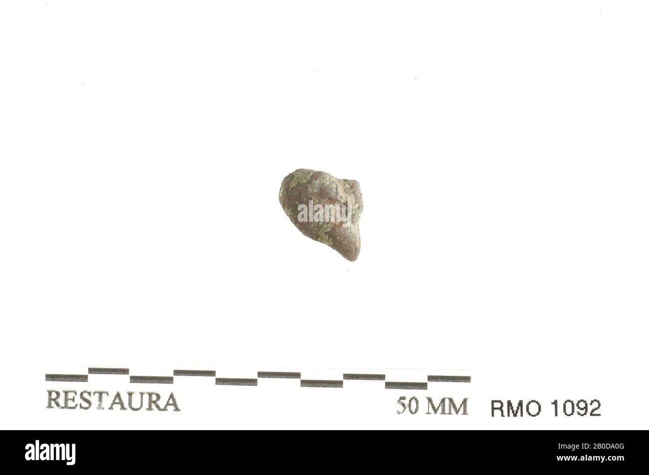 Frammento, fuso, frammento, fuso, lega di rame, x, Olanda, Utrecht, Wijk bij Duurstede, Wijk bij Duurstede, Dorestad Foto Stock