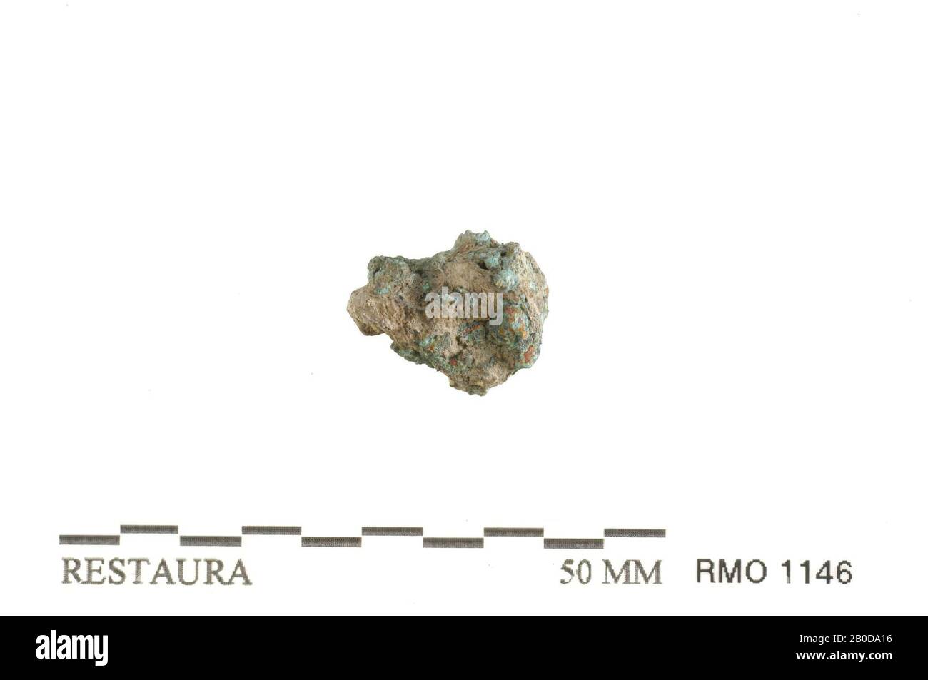 Frammento, fuso, frammento, fuso, lega di rame, x, Olanda, Utrecht, Wijk bij Duurstede, Wijk bij Duurstede, Dorestad Foto Stock