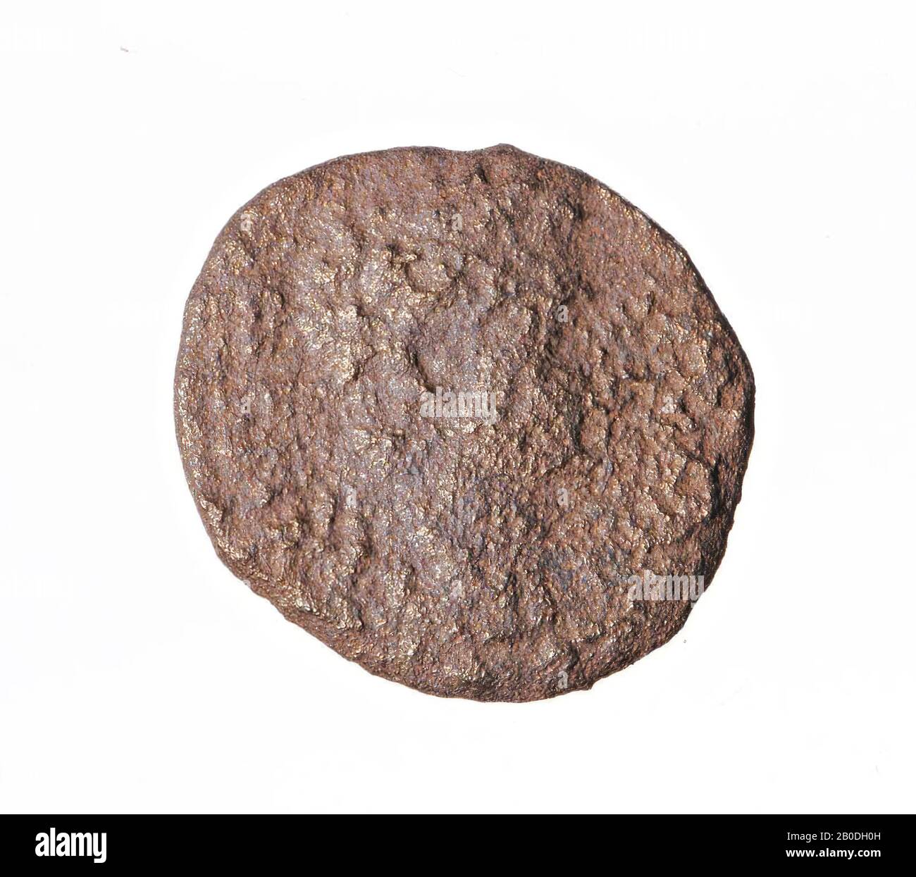 VZ: Capo n.r., CESARE PONT MAX, Kz: Altare di Lione, ROM ET AGO, moneta, cenere, agosto, metallo, rame, diam. 25 mm, peso 5,88 gr, Roman BC 8-3, Olanda, Gelderland, Nijmegen, Nijmegen Foto Stock