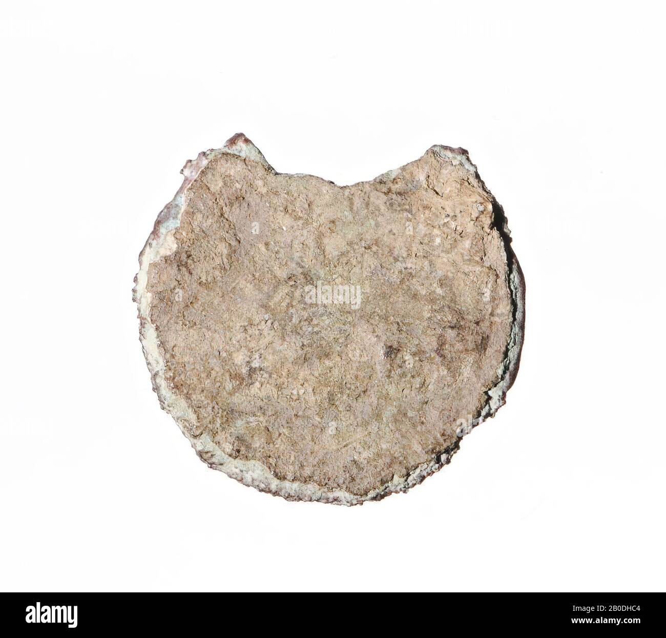 VZ: Testa n.r., Kz: C PLOTIUS RUFUS IIIVIR AAAFF attorno a SC, moneta, asse, agosto, C. Plotius Rufus, metallo, rame, diam. 22 mm, peso 3,14 gr, Romano BC 15, Paesi Bassi, Gelderland, Nijmegen, Nijmegen Foto Stock