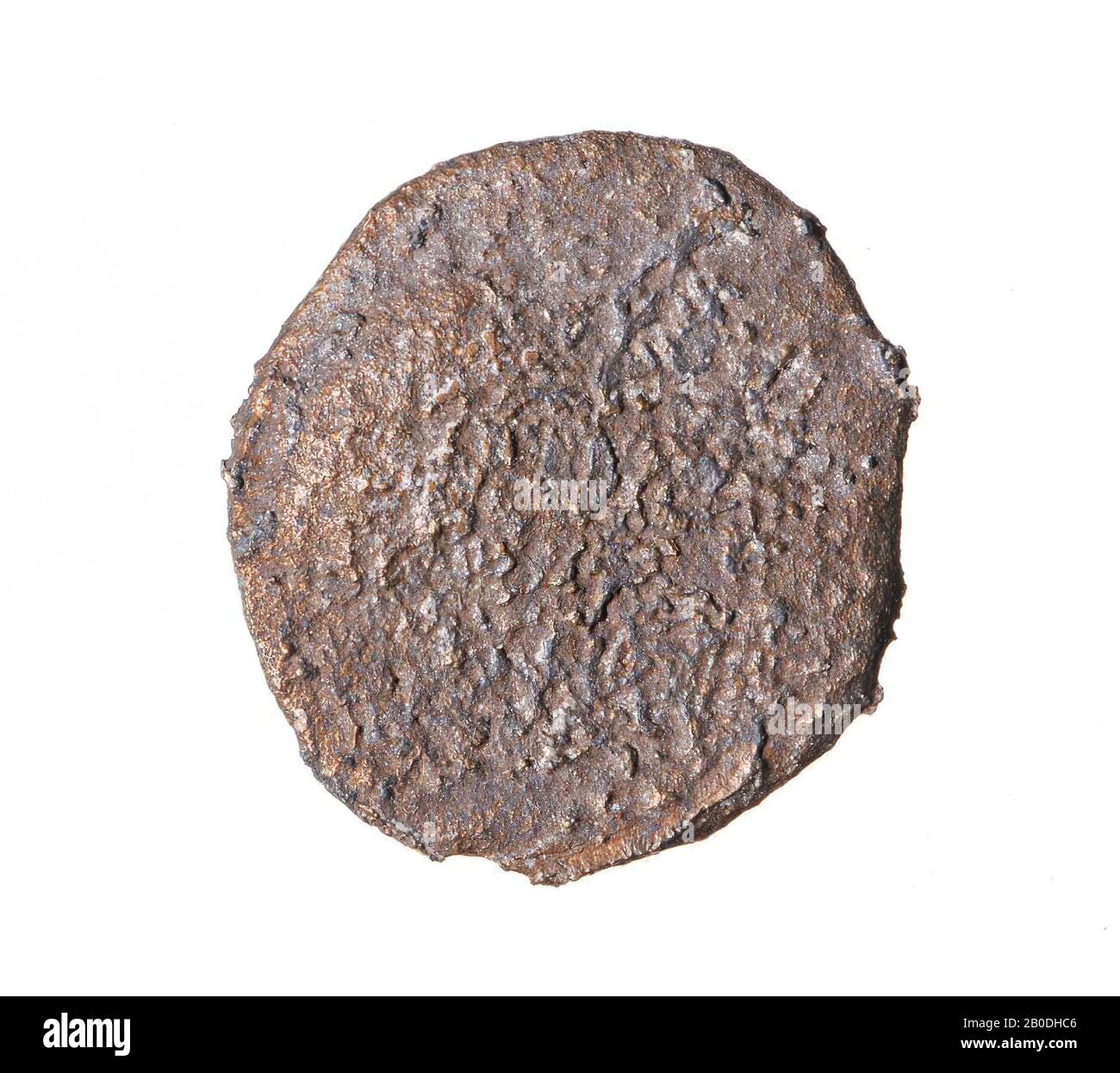 VZ: Head et al., Kz: Minerva n.r. con scudo, moneta, asse, Claudius i, metallo, rame, diam. 20x23 mm, peso 3,94 gr, Roman 41-54, Paesi Bassi, Gelderland, Nijmegen, Nijmegen Foto Stock