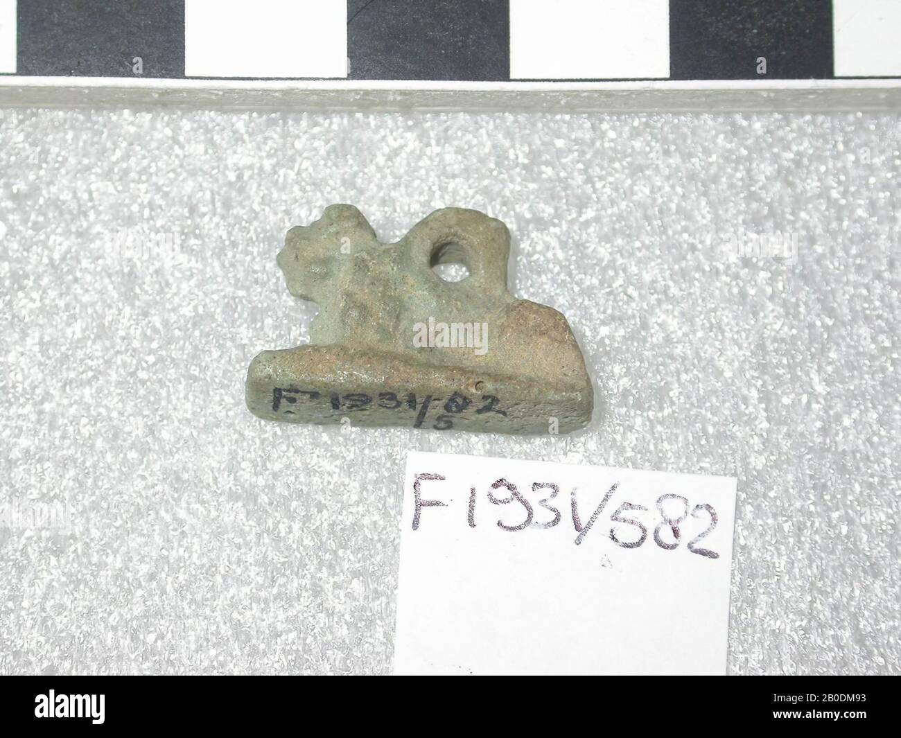 Egitto, amuleto, animale, faience, 2,1 cm, Tardo Periodo, periodo Saiziano, Egitto Foto Stock