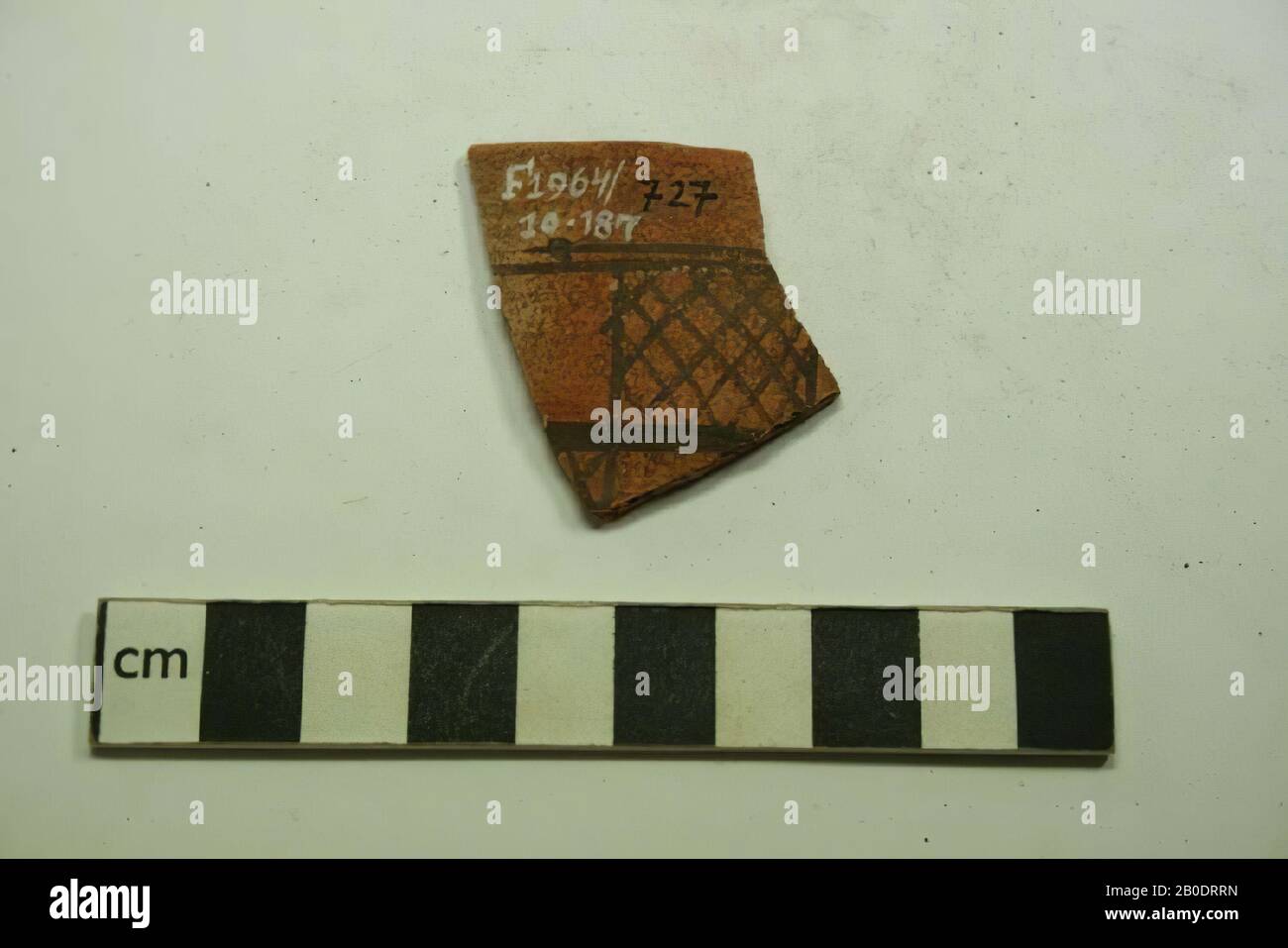 Egitto, bardo, terracotta, 4 x 4 cm Foto Stock