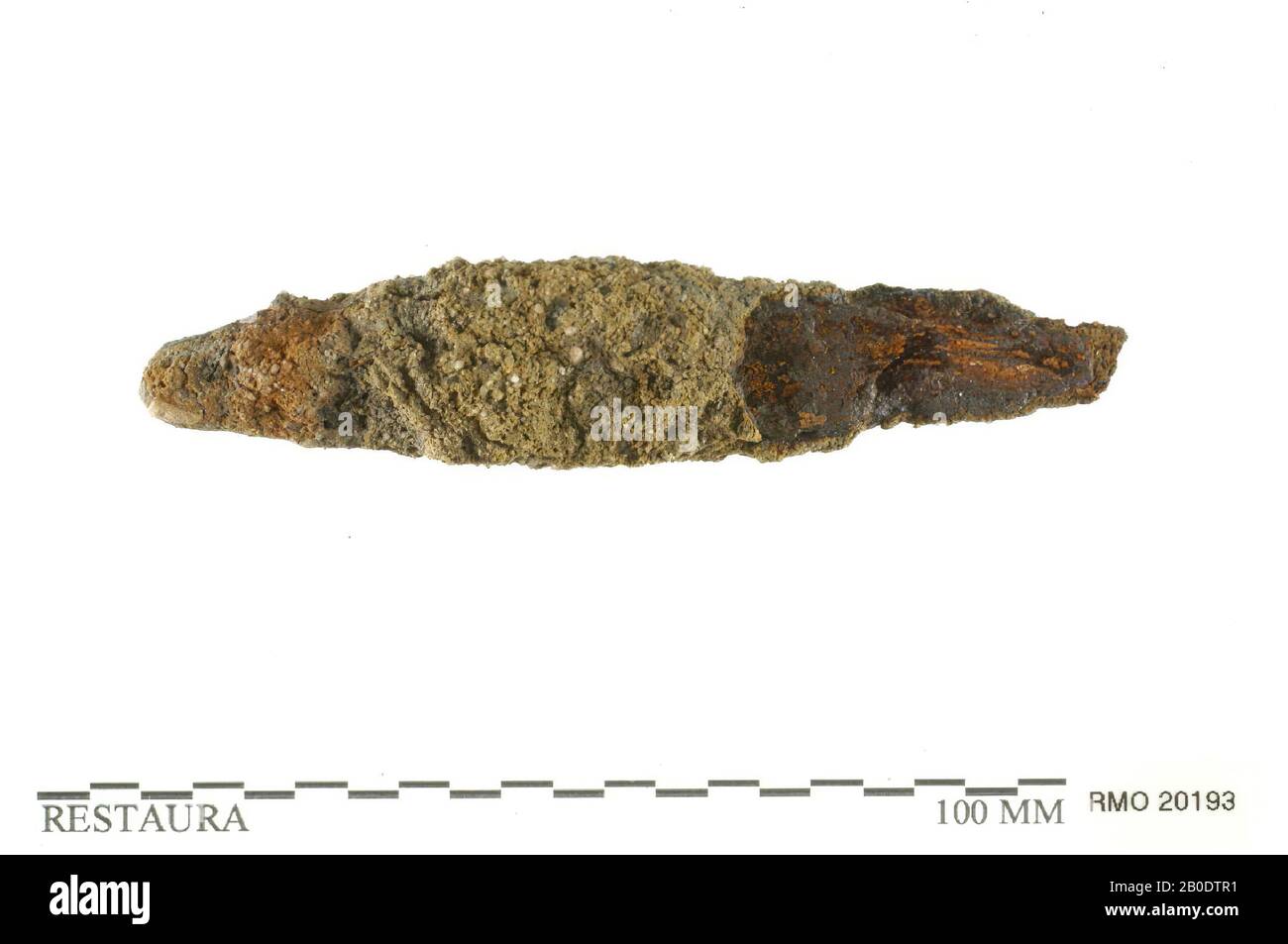 Paesi Bassi Medioevo, coltello, parte di angelo è mancante Foto Stock